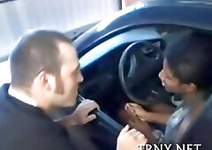 Sweet tranny interracial fucking style