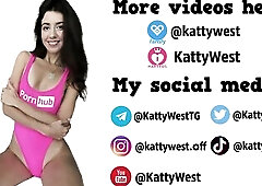 Katty West Gives Up All Her Enjoyable Holes on Fresh Year's Eve - Anal, Oral pleasure, Footjob