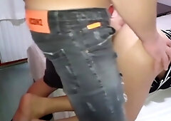 Short Stud In Size Difference Bareback With Tall Stud And Short Twink Dude