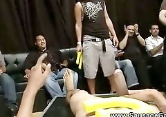 Public sex games with stripper