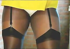 BlueGirl70 Sexy Nylons Double
