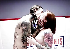 Sophia Locke Coarse In Nature's Garb Wrestling Vs Ruckus Sucking Shlong And Taking It Hardcore after losing the sex fight