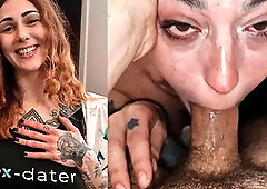 Hairy Pussy Creampied - Skinny Girl Fucked in Front of Her Best Friend