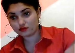 A hot n sexy girl enjoying on webcam,