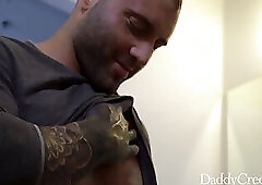 Son Brushes His Teeth With Daddy's Cock