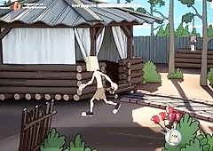 Brutal wedding night with a big ass bride and hardcore penetration