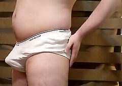 Hot stud slowly strips and shows off