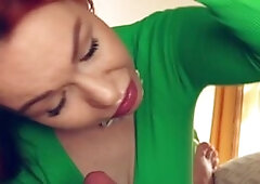 Beautiful TikTok girl gives a fantastic blowjob