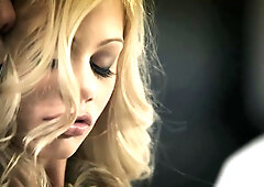 Blond slut rides cock like its going out of style