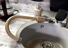 Called a plumber, but could not help but inhale him - 457