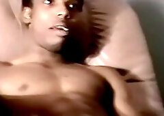 Amateur twink Baby strokes and cums on a big black cock from Joeschmoevideos