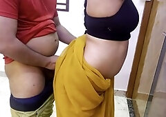 Hard fast fuck, amateur blowjob, hot aunty
