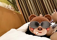 Naughty dirty talk with a hot fuck toy and intense oral pleasure