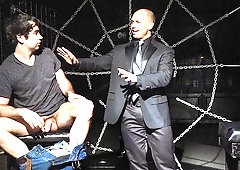 Sex dungeon fuck session with John Magnum and Damien Pierce