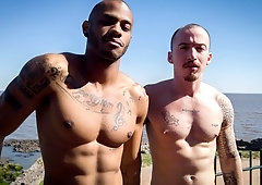 Interracial anal with Lucas Murphy and Will Schokolade