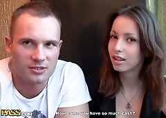 Raunchy Russian Teenage 18+ Girl Pick Up By Two Dudes - Kani Jones