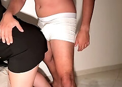 Unexperienced, dry humping, big booty