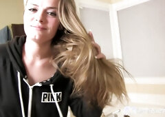 Adorable beauty next door's butt is amazing