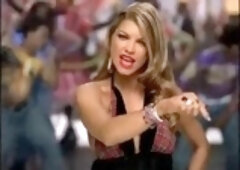 Hot girls are watching their friend's performance and having a girls only threesome on the couch