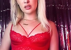 Sexy solo girl loving masturbation with toys
