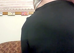 XXL bi-atch slinks around at work