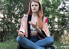 Ersties - Canadian Babe Masturbates With Latex On