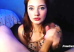 Brunette Babe Deepthroats and Swallows Throbbing Load