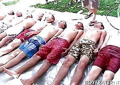 College gay freshers play sex games