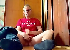 Wank/footplay and lick