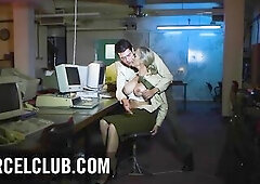 Curvy Brandi Love is the one in charge in the military base