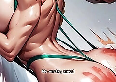 Naughty Cammy shows off her wild side