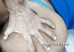 Large butt giving her vagina and booty to a ebony knob