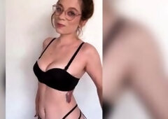 Smokin' in underware for u to admire!