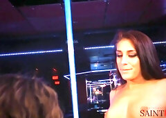 Mischa Brooks has been a stripper for a scarcely any years and this babe occasionally will take a chap home to screw. Tonight this babe was also sexua