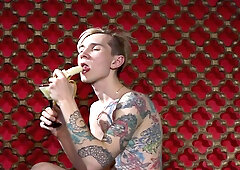 Nicky Fucking Banana Show With Deep Troat