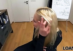 LOAN4K. Cutie with a natural pleasant body... Will this babe get a loan? Sexy sex with Nikoletta Queen