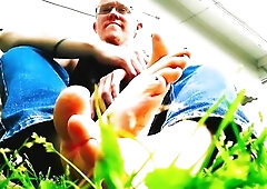 Massive Shrinks U Outdoor Indecent Foot Worship FTM
