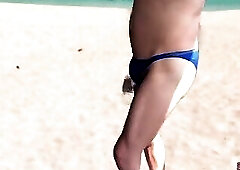 I'm wearing a mini-skirt and boots, with an anal vibrator inserted and rubber panties on. SecretGaku