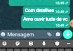 Esposa explorando pro corno deixar ela ir para o motel com o comedor, safada tá com o cu piscando