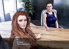 Steamy visual novel with a spoiled sexy secretary and wild adult adventures