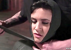 Mummified And Chained Slave Whipped