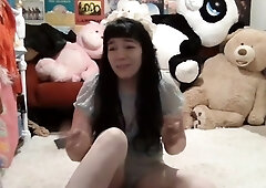 Hottest brunette solo webcam masturbation 2