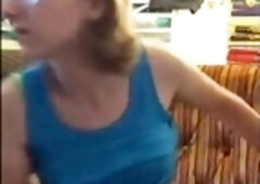 Nerdy Blonde Shows Off Her Small Assets