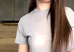 Hot Babe Teasing & Masturbating