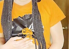 Femboy cums and eats it