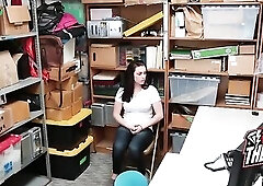 Busted Shoplyfter Grinds Security To Earn Her Freedom