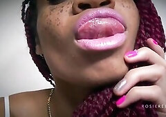 What's greater quantity irresistible to u than my consummate pink pout? My moist, glossy lips! I actually pile on the lipgloss making my lips sup