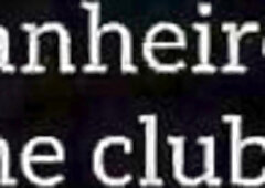 A wench has sex with a stranger in a bar baths!