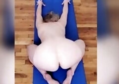 Jerkoff To Hawt mother I'd like to fuck Doing Exposed Yoga!