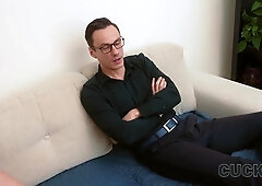 He knows exactly how to fix their marriage by watching his wife get pleased by another